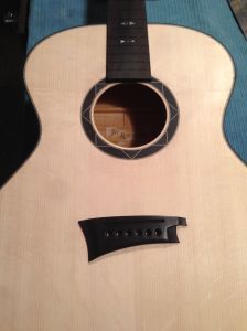 The bridge position is marked.