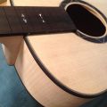 Maple OM Top neck joint detail&nbsp;IMG_3918