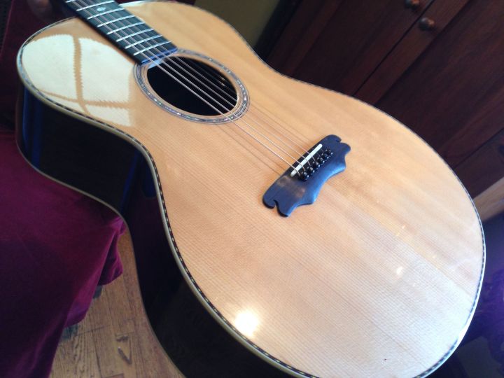 45 year old sitka with Rosewood back and sides 00 guitar by Jay Rosenblatt