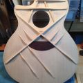 Bracing pattern on Mahogany and sitka&nbsp;top
