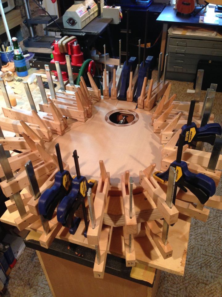 Closing the box on the Mahogany Cutaway. © Jay Rosenblatt