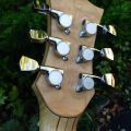 Reverse of Headstock on Maple guitar by Jay&nbsp;Rosenblatt