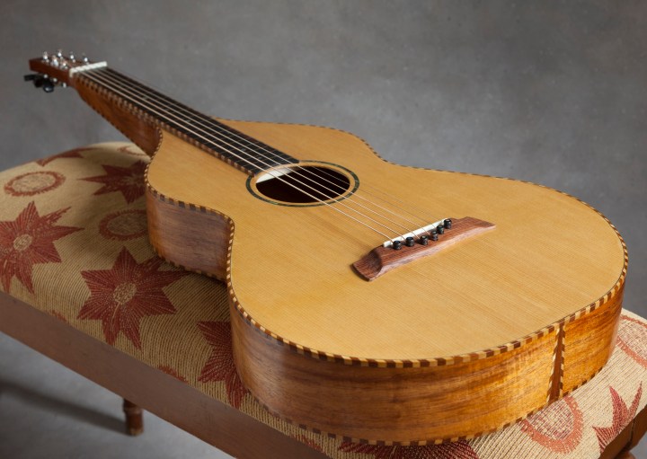 3/13/15 Completed Koa and Sitka Weissenborn Guitar by © Jay Rosenblatt 2015