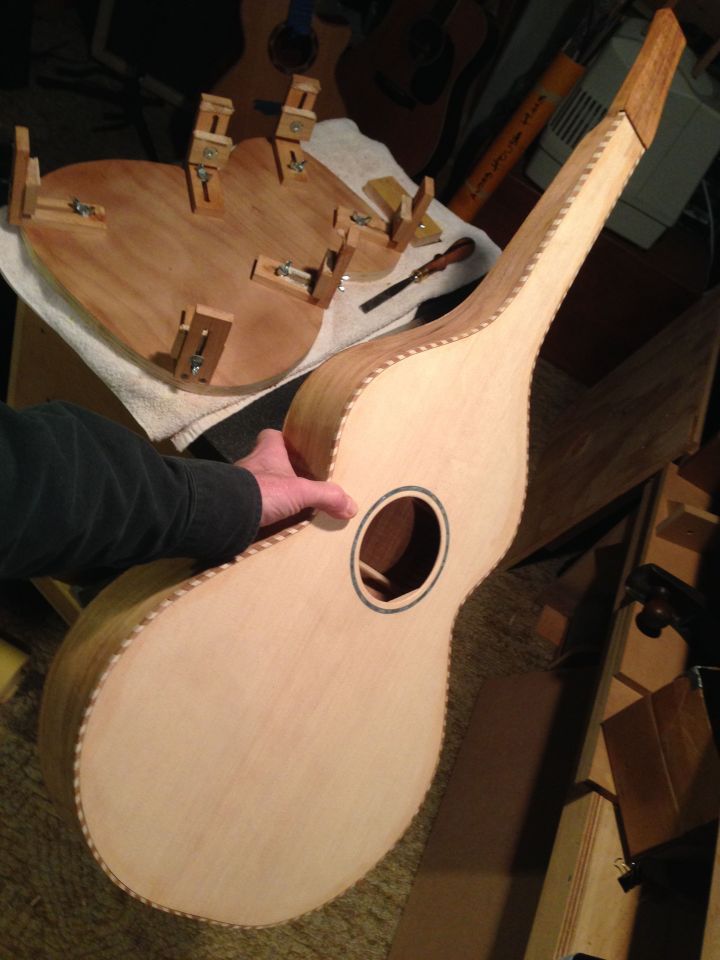 Weissenborn Guitar with rope binding by Jay Rosenblatt