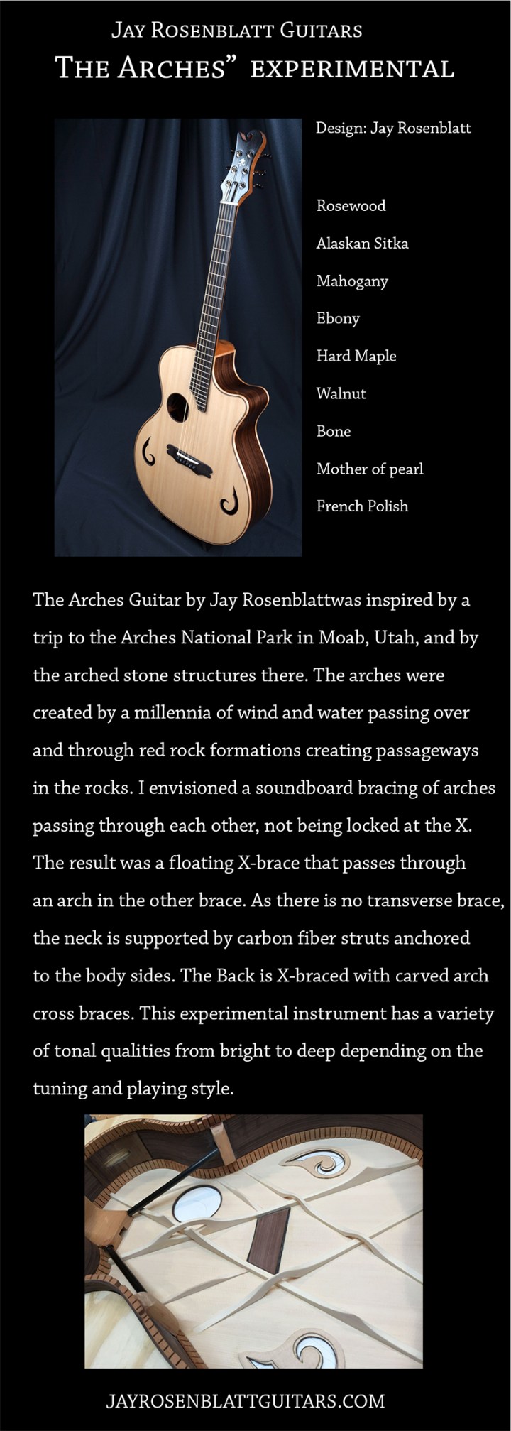 The "Arches Experimantal" Guitar by Jay Rosenblatt