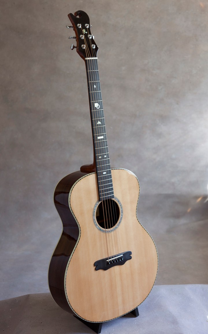 Handbuilt guitar by Jay Rosenblatt